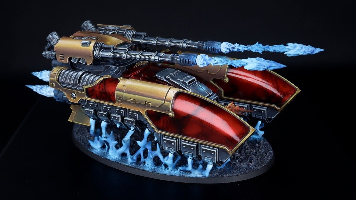 Warhammer 40K · Custodes Caladius Grav-tank · Forge Tier